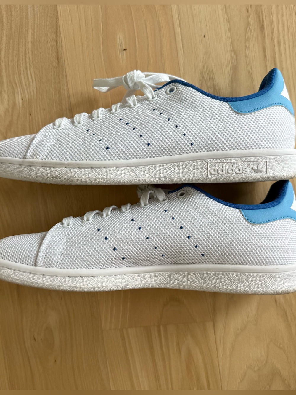 adidas Stan Smith White Mesh Men’s 10.5 Sneakers